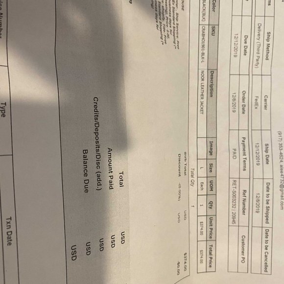 Noor Moto Leather Jacket | Cleobella Size L - Picture 5 of 5